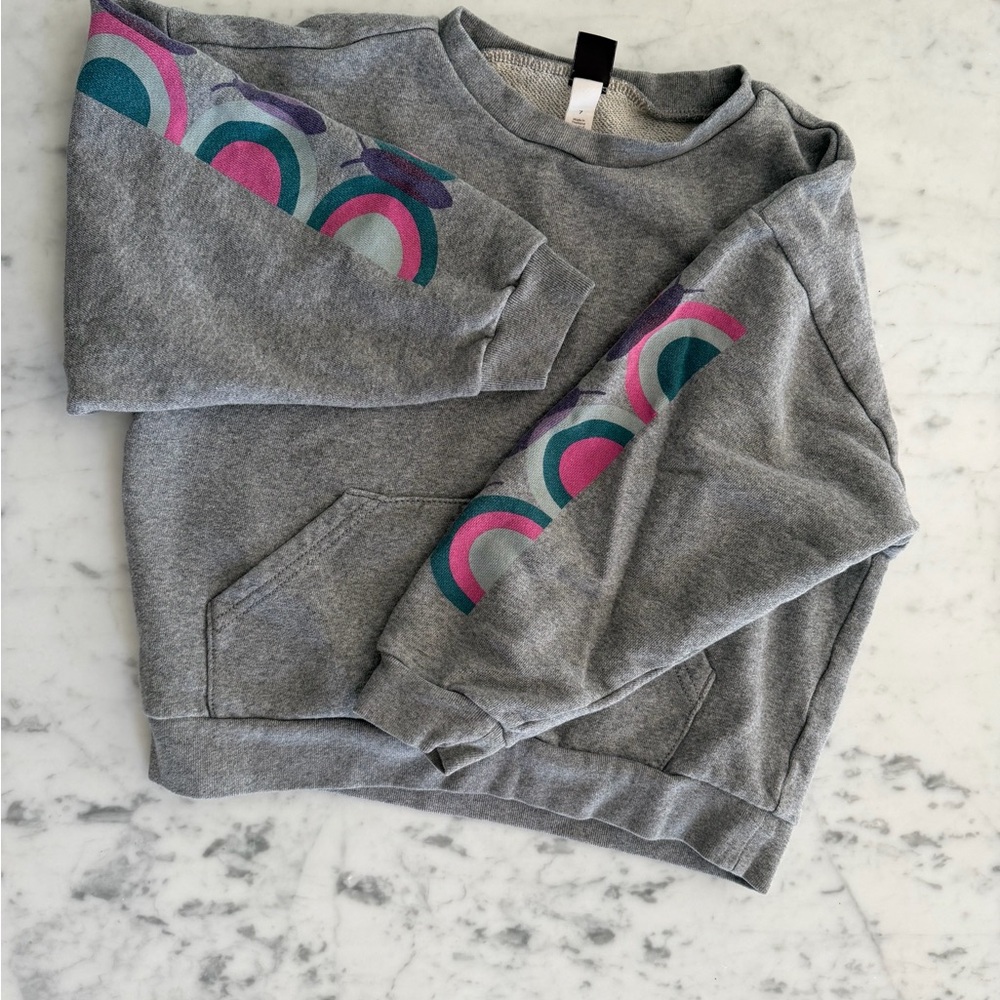 Colorful Tea Graphic Kids Sweatshirt